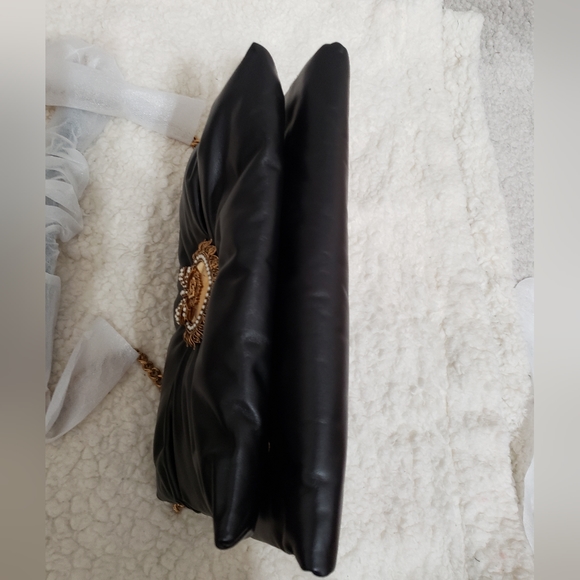 DOLCE & GABBANA Small Devotion Padded Leather Shoulder Bag - Picture 5 of 14